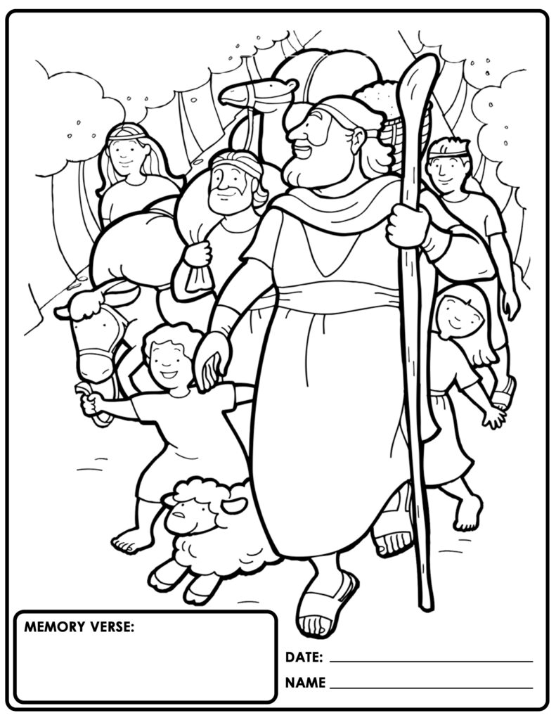 Children's Church Bible Coloring Sheets